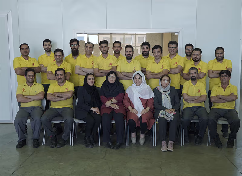 پرسنل واحد پشتیبانی هژیر صنعت