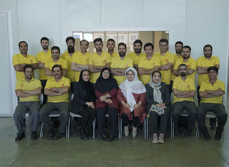 همکاران ما در کارخانه هژیر صنعت